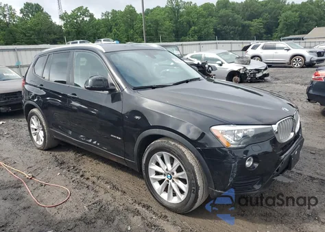 2017 BMW X3 Sdrive28I из США, поврежденный, VIN 5UXWZ7C39H0V91258